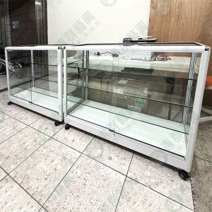 鋁合金黑/白框玻璃櫃