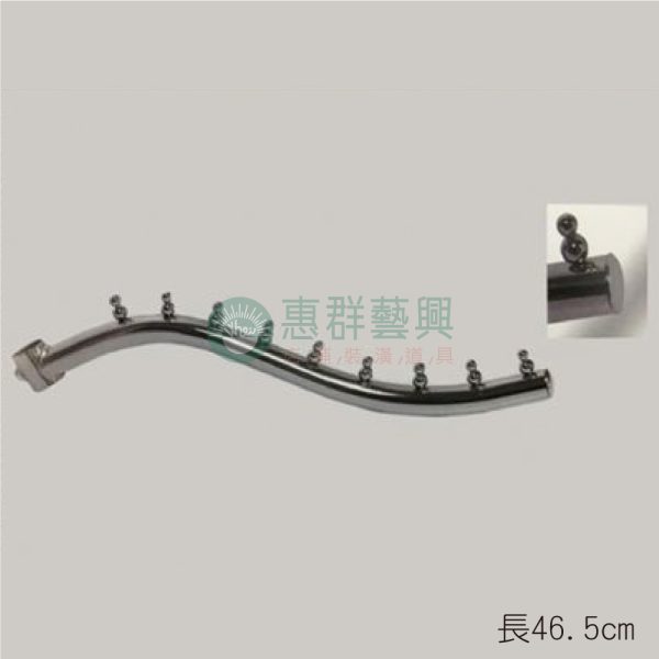 彎管斜珠.圓管(鉻)