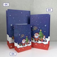 聖誕公公與禮物樹-紙袋ws