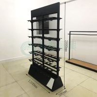 菱格網中島展示鞋架-WS0 (1)