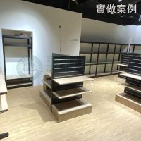 工業風黑砂紋內嵌式免螺絲角鋼架 (2)