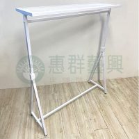 ws工業風菱格網方管落地式衣桿-11