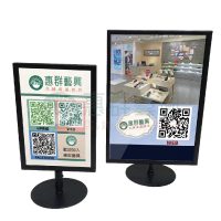簡約黑雙面標示牌WS-01