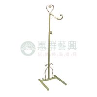 H型鍛花造型單斜衣桿ws-01