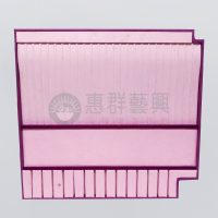 大三格紫色飾品盤ws-01