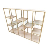 簡約不規則格狀展示櫃ws-03