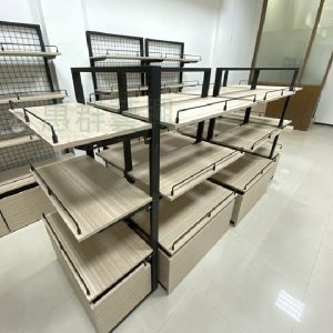 賣場貨架範例-簡約風展示貨架