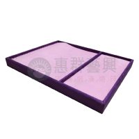 紫羅蘭色大兩格飾品盤ws-03
