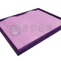 紫羅蘭色麂皮飾品盤ws-05