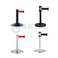 展示用伸縮帶短欄柱ws-00-13