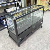 玻璃展示櫃(白)