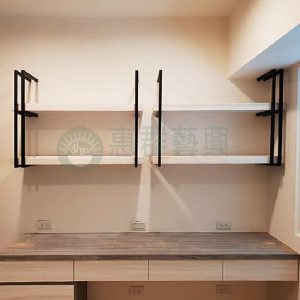 工業風極簡居家壁面置物展示架