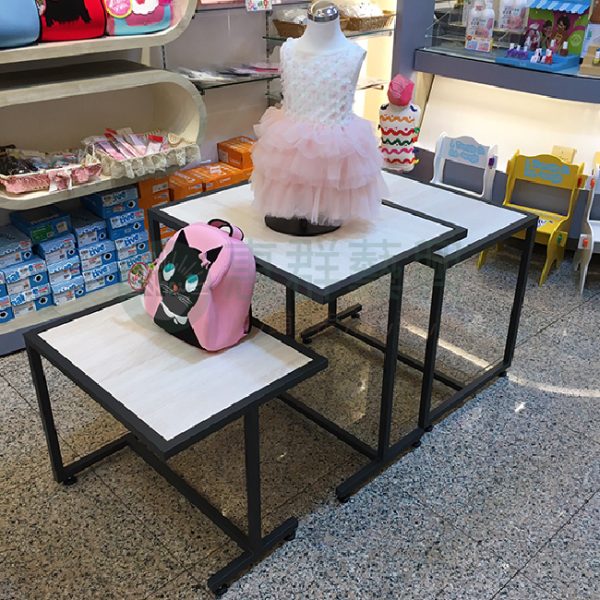 工業風高低商品陳列桌WS-01