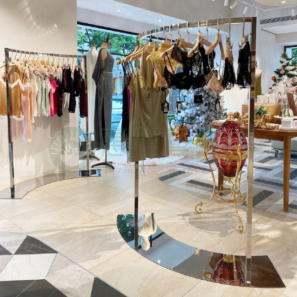 扇形弧形展示吊衣架ws-01