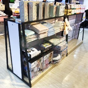 梯形簡約單/雙面中島展示架