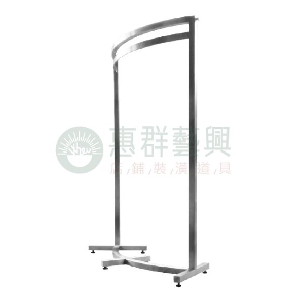 特殊弧形展示吊衣桿ws-03