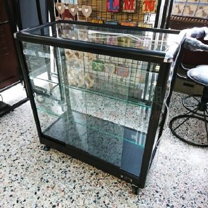 玻璃展示櫃(黑)