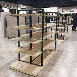 輕工業風中島展示架