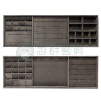 ws【客製】質感深褐奶茶色麂皮飾品盤-02