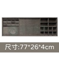 ws【客製】質感深褐奶茶色麂皮飾品盤-06