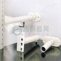 50圓排管伸縮壁用座(黑.牙白)-03