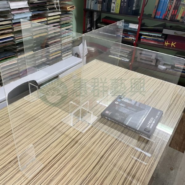 可拆式壓克力十字防疫隔板ws-06