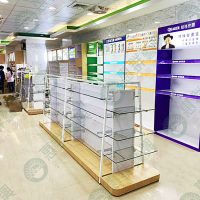 WS梯形中島玻璃端架.層板架 (3)