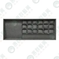 ws【客製】質感暗灰麂皮飾品盤G-1-03