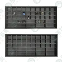 ws【客製】質感暗灰麂皮飾品盤G-3-02