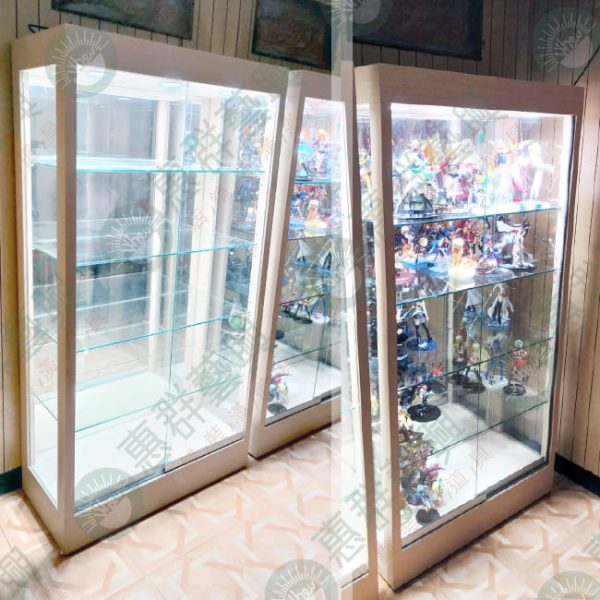 ws原木色模型公仔玻璃櫃-02