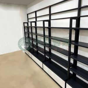 黑白款簡約框壁面層板架