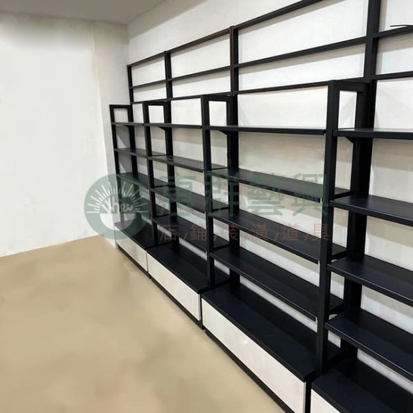 ws黑白款簡約框壁面層板架-01 (1)