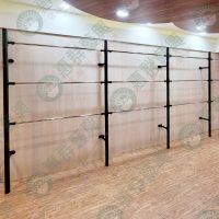 WS撐壁固定式圓排管展示架-實做案例W-1-02