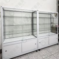鋁框直立式展示玻璃櫃-黑