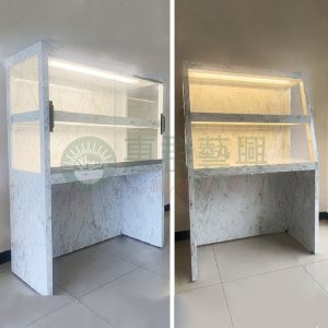 【客製】大理石紋麵包展示櫃-2款