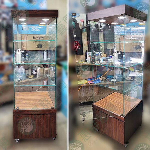 ws木製多層玻璃展示立櫃-02