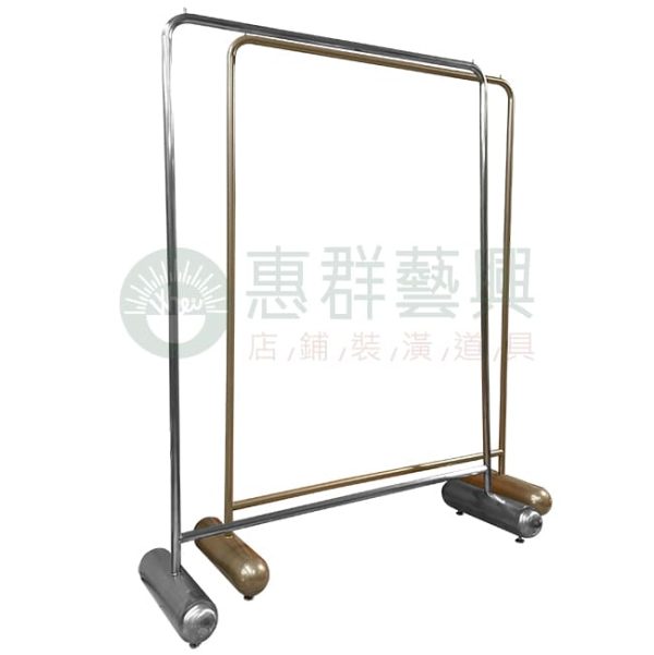 0ws特殊圓柱造型圓弧不鏽鋼吊衣桿-04