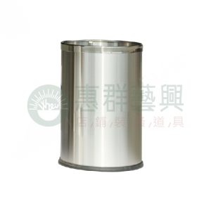 不鏽鋼圓形垃圾桶W20S-一分類