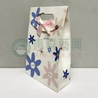 HAPPY DAY 藍.粉花色翻蓋紙袋-大.中.小-02