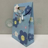 ws HAPPY DAY 藍.白花色淺藍翻蓋紙袋-大.中.小-02