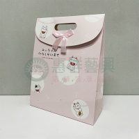 招財喵喵粉色翻蓋紙袋-大.中.小ws-02
