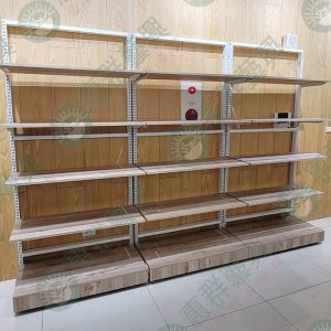 簡約壁邊白框木層板架