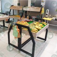 0ws黑框梯形一層.兩層蔬果展示架-05