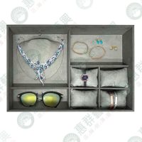 WS雙色灰麂皮飾品盤-01