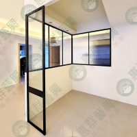 ws三面黑框極簡屏風WSP125-01