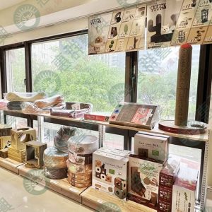 壁邊雙層階梯展示架