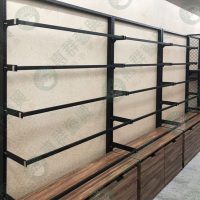 ws工業風黑框多層吊掛陳列壁櫃架-020
