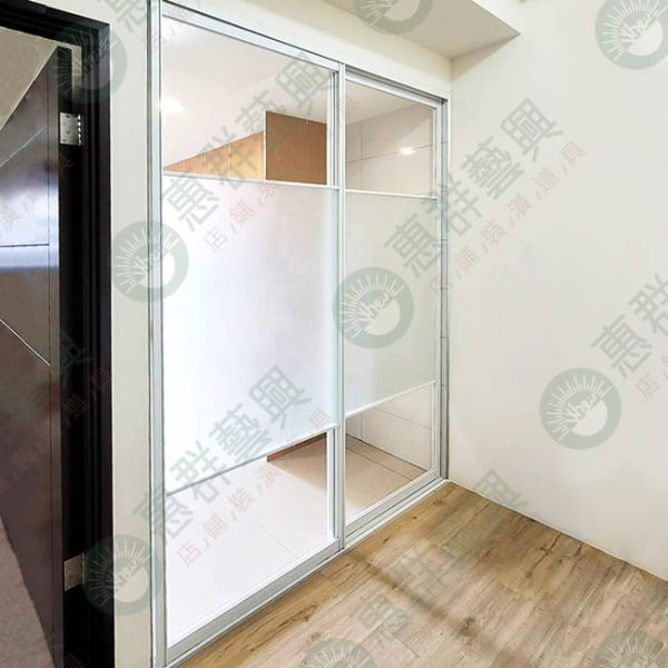 ws白框簡約鋁製拉門WSP124-01
