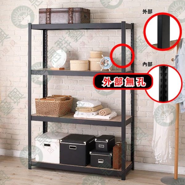 黑砂紋封孔柱內嵌式免螺絲角鋼(4層.5層)ws-13