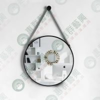 WS圓形細框吊掛鏡(金.黑)-05-05